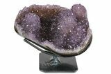 Amethyst Stalactite Formation on Metal Stand - Uruguay #139829-1